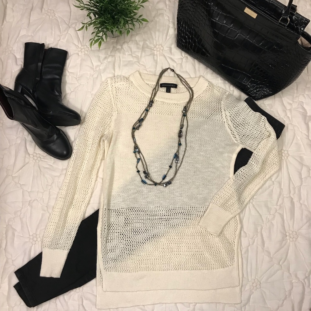 Banana Republic Knit Tunic Sweater